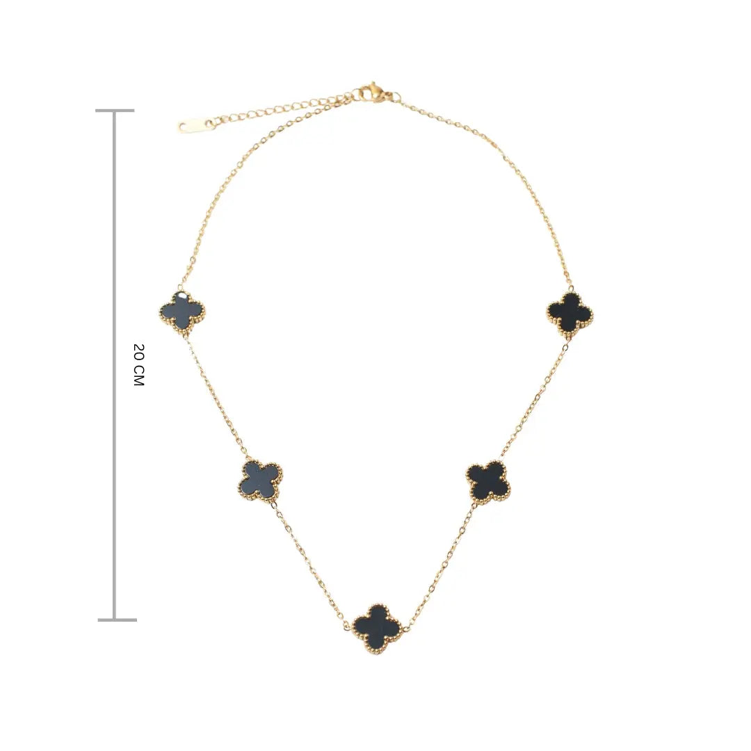 Midnight Aura™ – Elegant Black Pendant Necklace