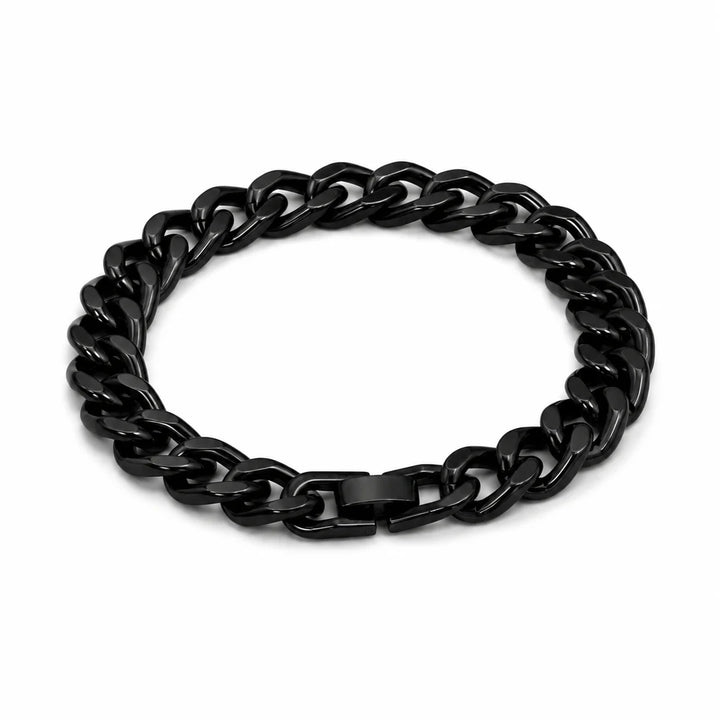 Hades Noir  – Bold Black Statement Bracelet