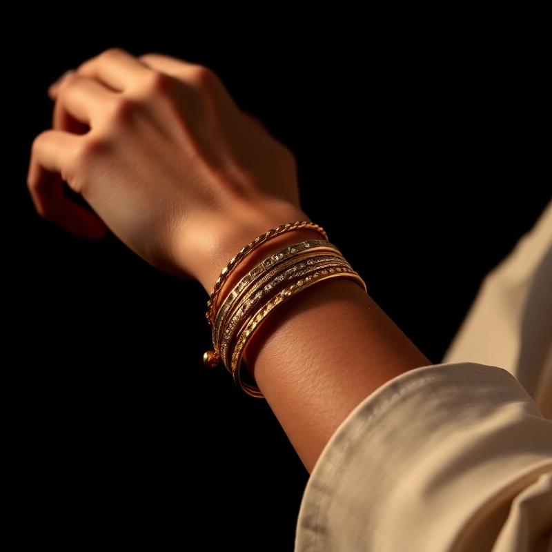 LUXORA gold jewellery lifestyle detail